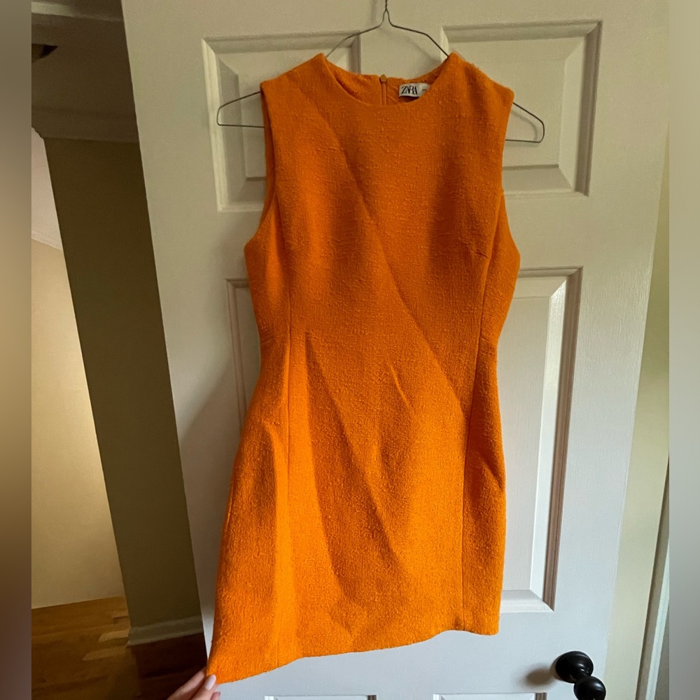 Zara Orange Mini Dress